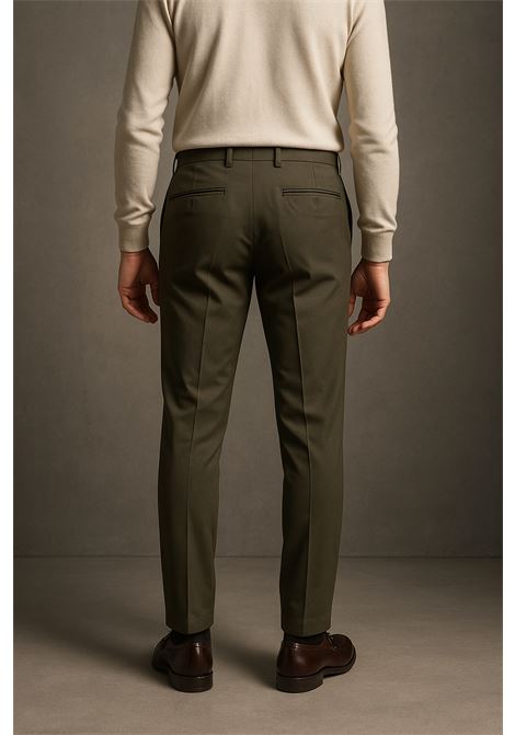 Pantaloni PT Torino EDGE in Cotone  Verde Militare PT TORINO | Pantaloni | CORFZ1Z00FWD0445